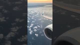 Climbing after took off from LAX #alaskaairlines #boeing737 #climbing #4k #sunrise