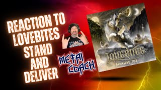 The METAL COACH'S EXCITING REACTION to Stand and Deliver by LOVEBITES.