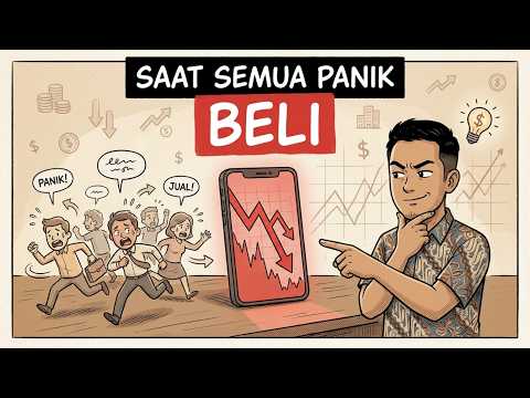 PELUANG EMAS BORONG SAHAM DISKON SAAT PANIC MARKET 2026 | PSIKOLOGI INVESTOR SAAT PASAR MERAH