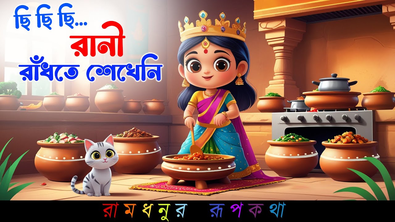 ছি ছি ছি রানী রাঁধতে শেখেনি | Chi Chi Chi Rani Radhte shekheni | Kids ...