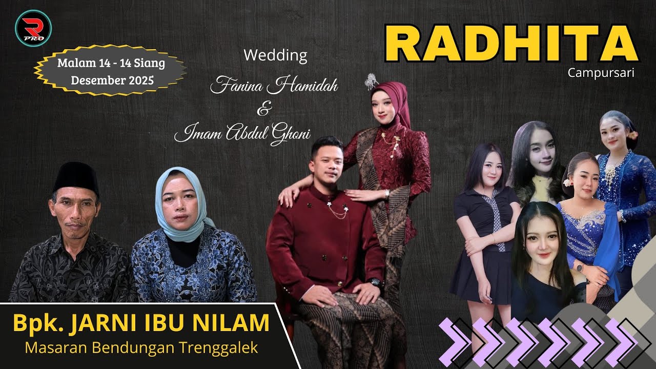 🛑 RADHITA CAMPURSARI LIVE Dirumah Bp. JARNI IBU NILAM - Ds. Masaran Kec. Bendungan Kab. Trenggalek