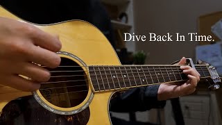Link Click Op 1 - Dive Back In Time (Guitar Fingerstyle) | Tabs Resimi