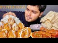 Creamy butter egg curry with basmati rice  kadhai chicken  mukbang  eating show  food eating