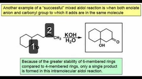 The Intramolecular Aldol Reaction
