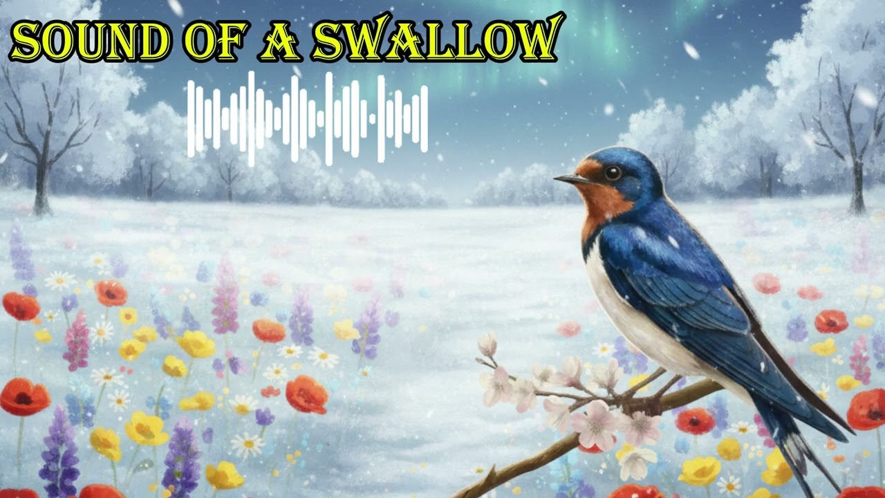 SOUND OF A SWALLOW 🔊 What does a swallow sound