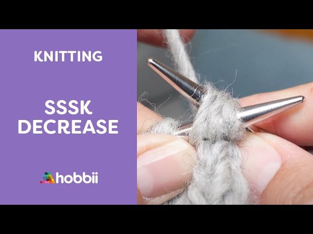 SSK and SSSK: How To Work a Slip Slip (Slip) Knit Decrease – tin can knits