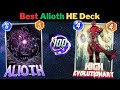BEST ALIOTH HIGH EVOLUTIONARY DECK to Infinite Rank! - Marvel Snap