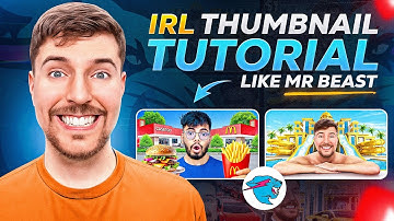 How to Make IRL Thumbnail LIike Mr Beast? (Step By Step)