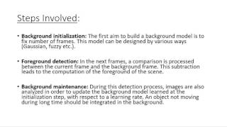 Motion Detection using Background Subtraction Methods(ProGeek Cup 1.0 Project Idea)