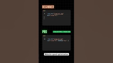 Maak je website sneller met 1 HTML-truc! 🚀 | Beginner vs. Pro #frontendtips #html
