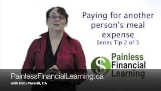 Tip Series 2 of 3 Can you deduct meal expenses when you pay for another persons meal