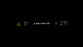 JavaScript Challenge #27 – true + true = 2?! 😈 #javascript #coding