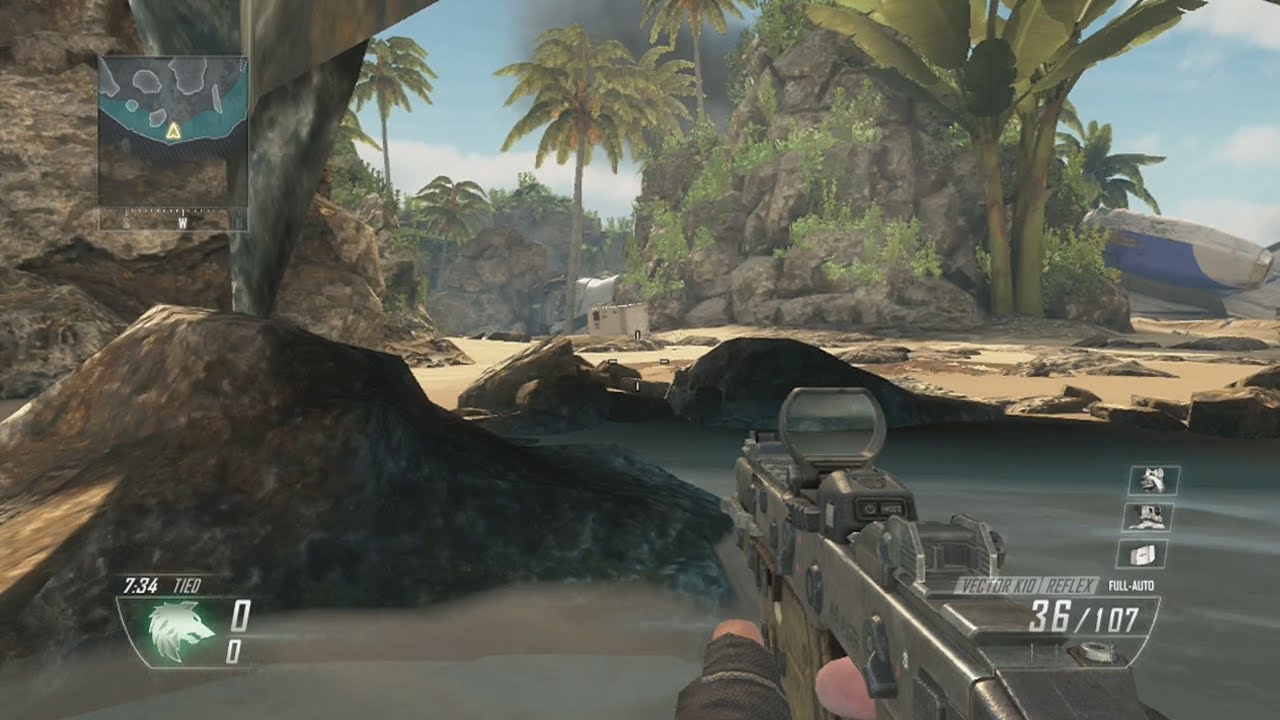 Black Ops 2 Glitches: Best Hiding Spot on Cove!