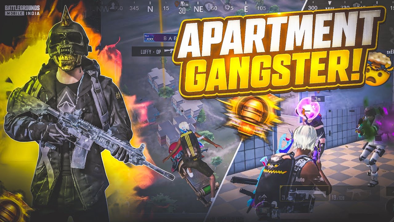 ApartMent GanGster 💀| 4 Finger Player | BGMI - PUBG MOBILE
