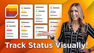 track status visually with microsoft list's new board view!