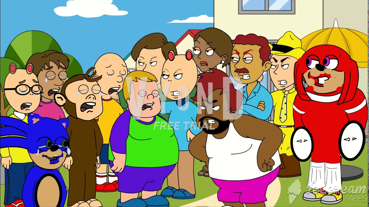 caillou dora jorge arthur clarence y sonic regresan todos los sabores del pico dulce/ castigados