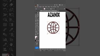Adobe Illustrator Tutorial  Create a Globe Icon with Circle & Line Tool 🌐 #AdobeIllustrator #AdobeI
