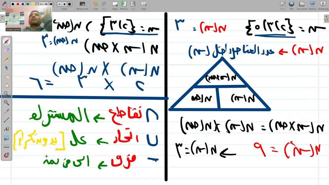 مراجعه الجبر للصف الثالث الاعدادي 2026 طلاب السفارة للعام والازهر