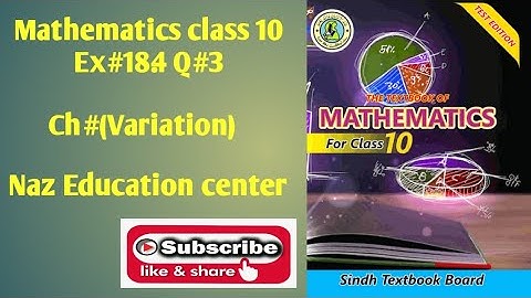 Mathematics class 10 Ex#18.4 Q#3 #new #book #2022 #sindhtextbookboard