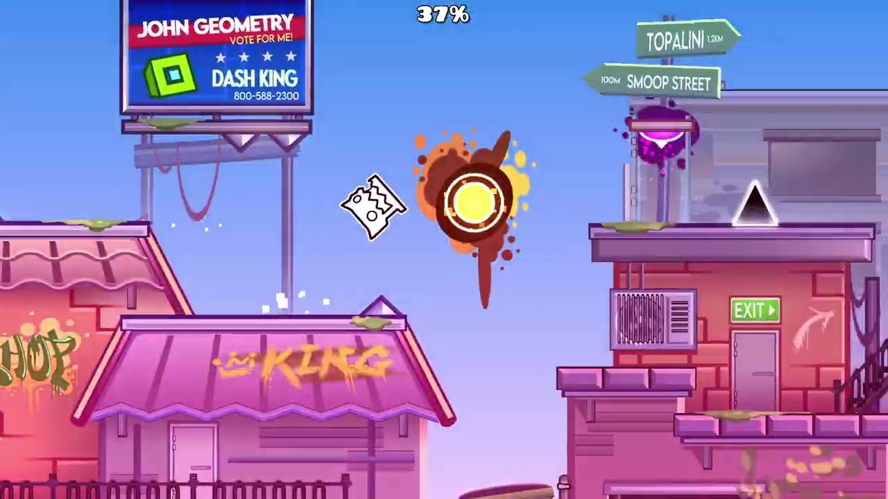 GD gangster rap | Geometry Dash