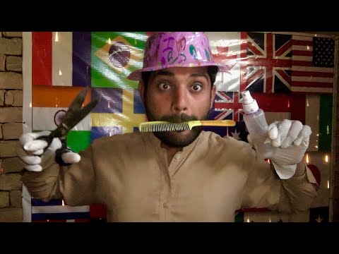 ASMR Haircut personal attention 10 minutes 🇮🇳🇮🇳🇮🇳