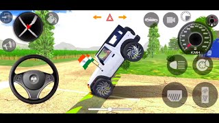 Dollar (Song) Modified Mahindra White Thar😈|| Indian Cars Simulator 3D || Android Gameplay