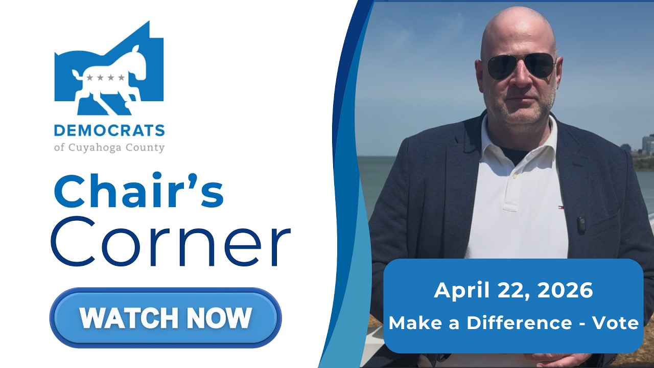 Chair's Corner - April 22, 2026 - Make A Difference - Vote
