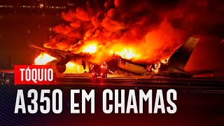 Thumbnail for Colisão de um Airbus A350 no Japão #LiveExtra