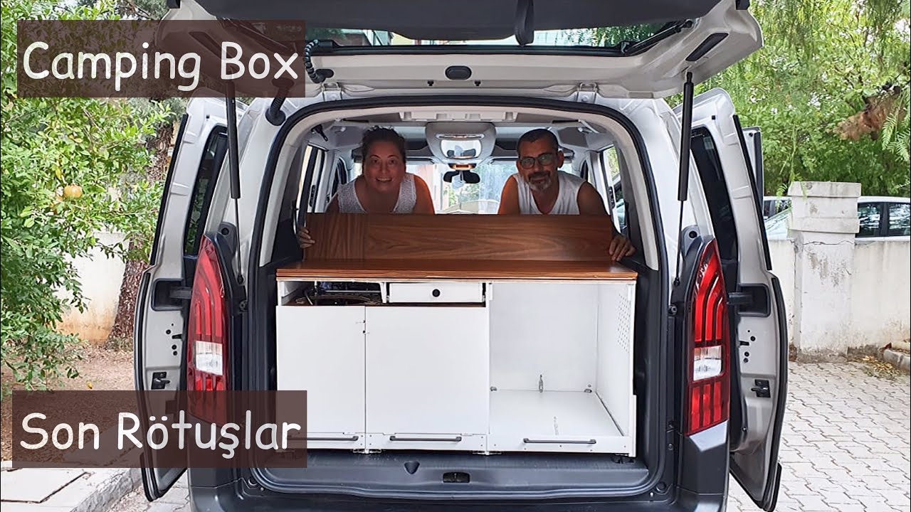 Mini Camper Yapımı | 8. Bölüm | Camping Box Son Rötuşlar // Peugeot