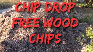 Free Wood Chips From Chip Drop!