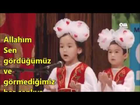 Melek yüzlü Kırgız Türkü kızımızın ağlatan duası..