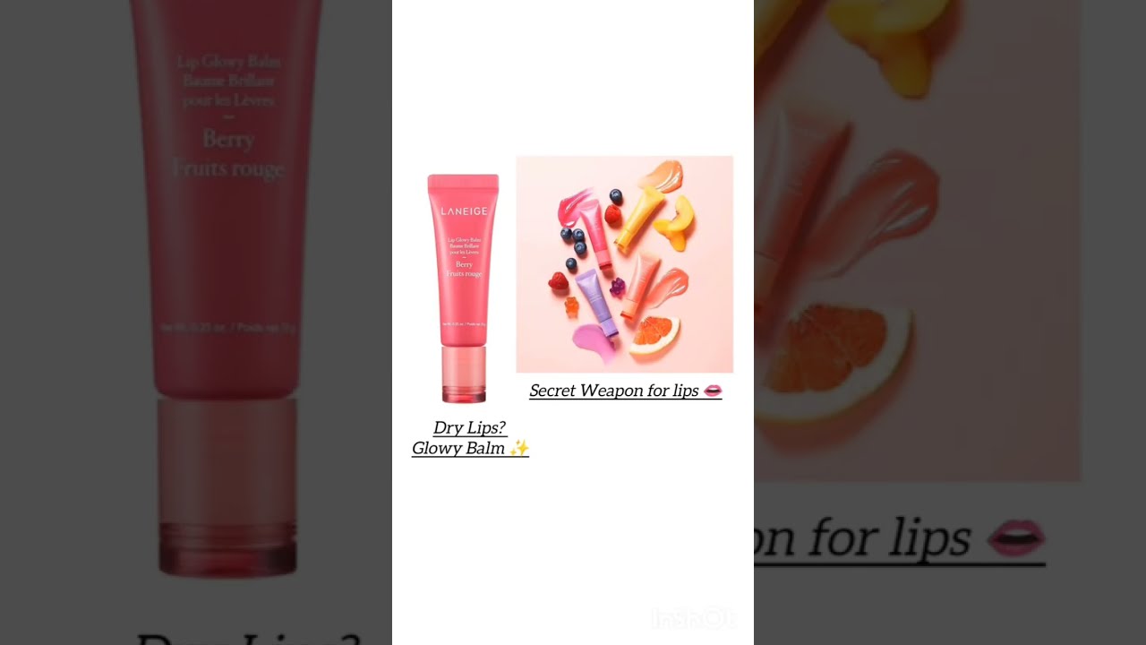 The LANEIGE Lip Glowy Balm! Review & Wear Test🤩 #skincare #laneige #laneigelipmask #laneigethailand