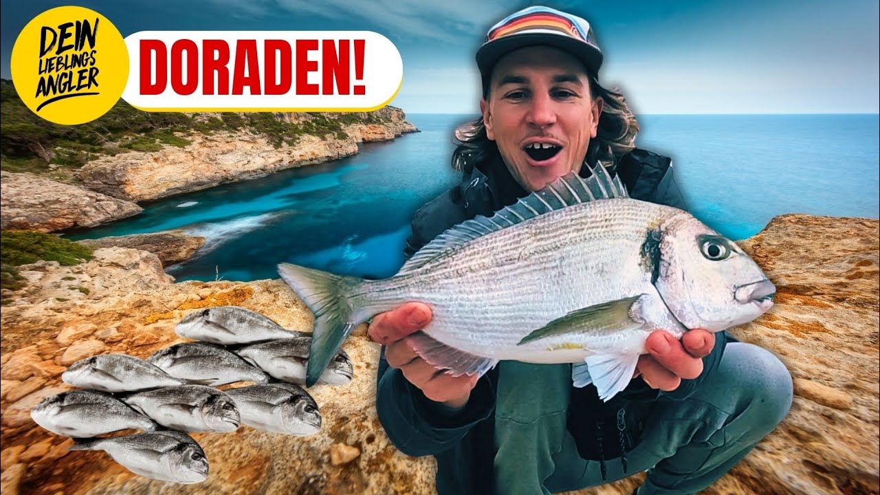 ERFOLGREICH auf DORADE ANGELN am MITTELMEER!