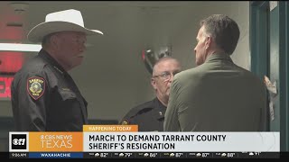 Protestors to march, call on Tarrant County Sheriff Waybourn to resign