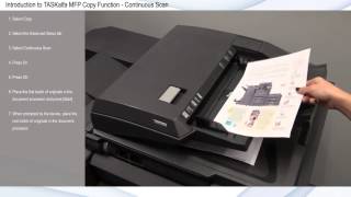 Copy Function - Continuous Scan