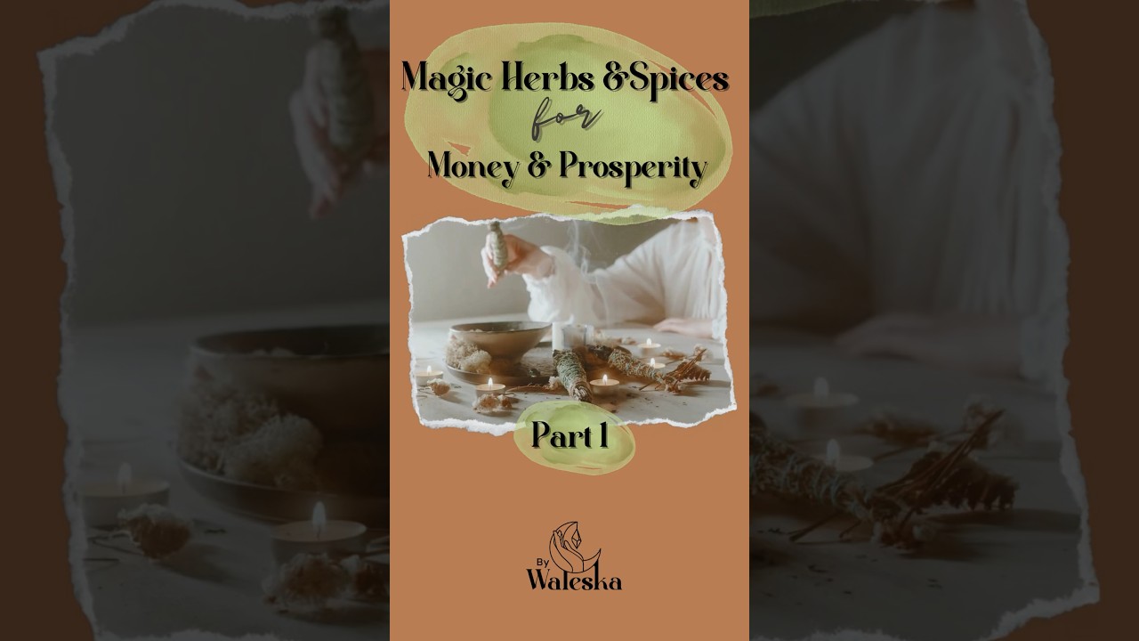 Needing some extra cash? Here are 5 magic herbs & spices to help you attract money and prosperity.