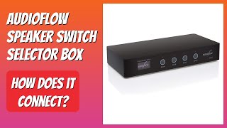 REVIEW (2026): Audioflow Speaker Switch Selector Box. Features.
