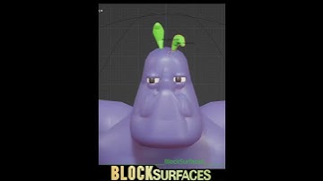 Short Blender Addon Blocksurfaces: Alien character #blender3d, #zbrush, #addon, #alien