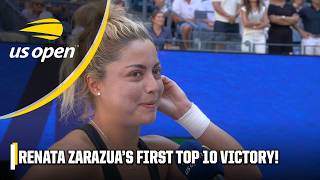 Renata Zarazua defeats No 6 Madison Keys in her FIRST TOP 10 VICTORY 2025 US Open