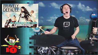 Bravely Default  Serpent Eating The Ground On Drums!