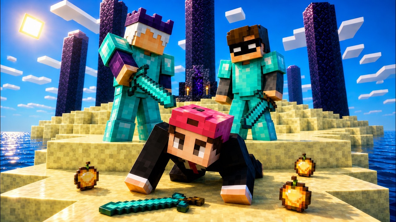 Wir BESIEGEN ICRIMAX und BEKOMMEN ENDLICH die ENDINSEL! (MINECRAFT HELDEN 3)
