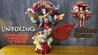 Mô Hình NetEase Games | Unboxing Onmyoji Honkaku Gensou RPG Zashikiwarashi Fukuraiunshi 1/7 Figure