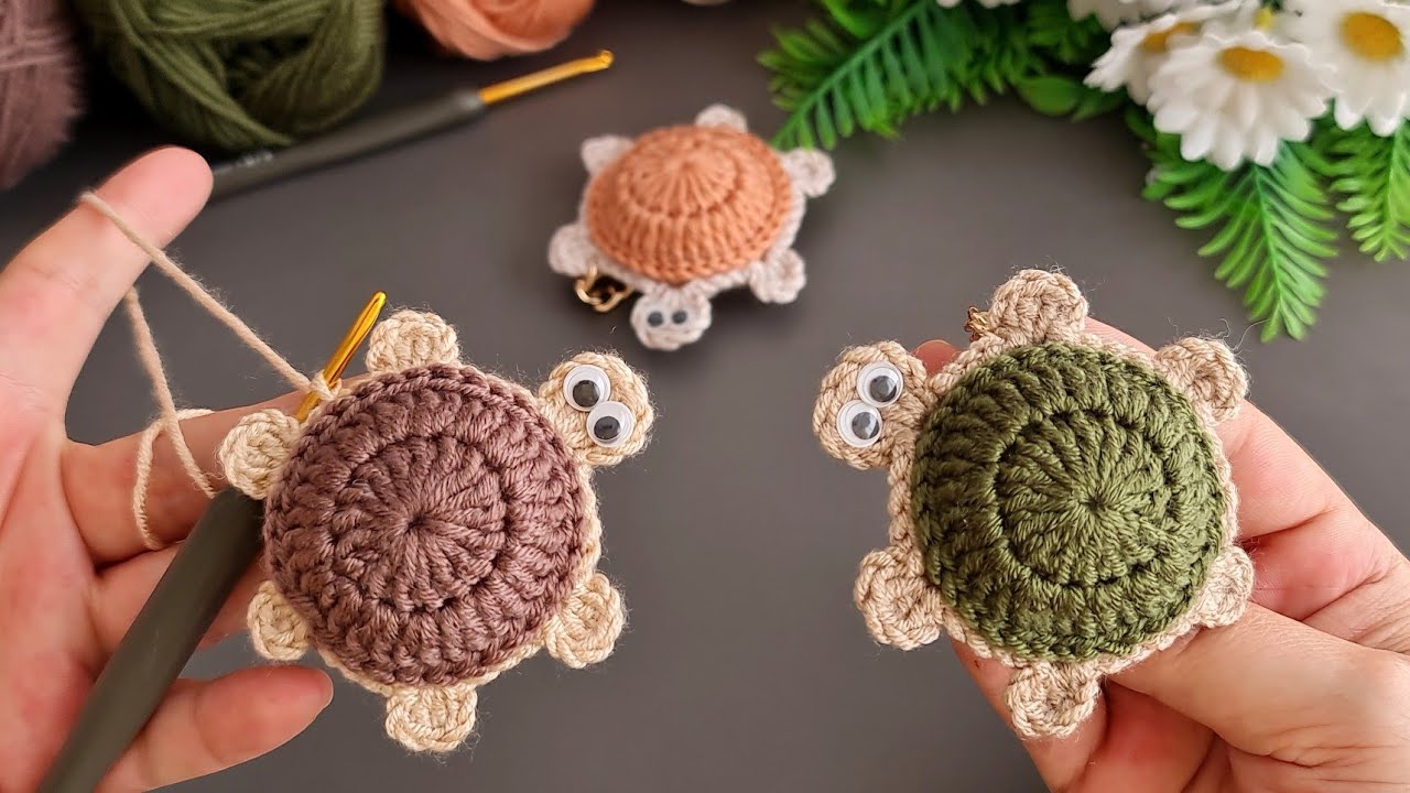 Crochet turtle making for beginners.I made a great number of them