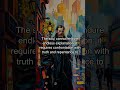 The soul cannot endure endless explanation it requires confrontation with truth and repentance to fi
