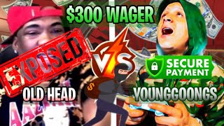 $300 WAGER VS CRAZY TOXIC OLD HEAD ON NBA 2k24! EXPOSED!