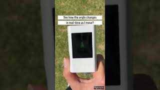 See how the angle changes in real-time as I move? UPL2000 makes green aiming effortless ⛳️ #golf