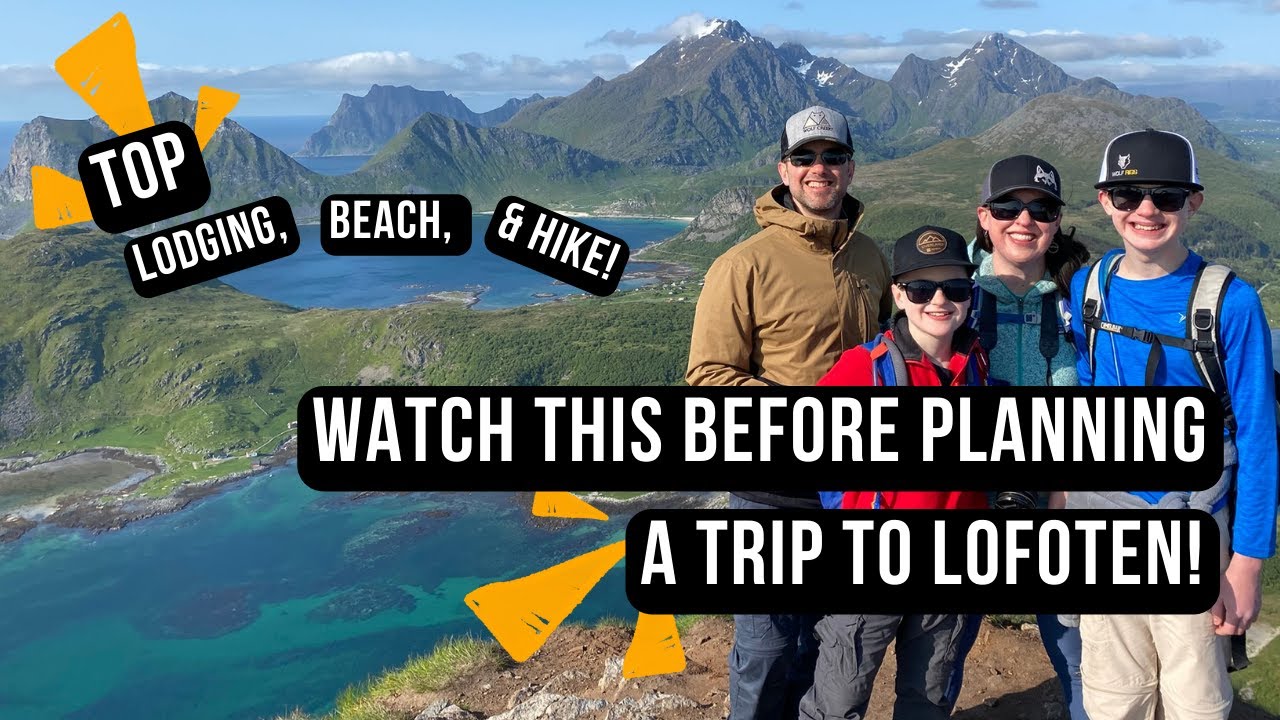 ЛУЧШЕЕ на Лофотенах!: ВЫГОДНОЕ жилье, БЕЛЫЙ ПЕСЧАНЫЙ ПЛЯЖ и ПОТРЯСАЮЩИЙ поход! Автопутешествие по...