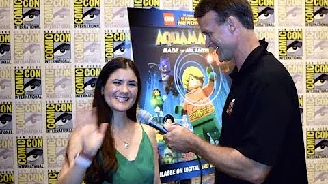 Cristina Milizia Interview at SDCC for LEGO DC Aqu...