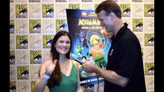 Cristina Milizia Interview at SDCC for LEGO DC Aquaman: Rage of Atlantis Premiere