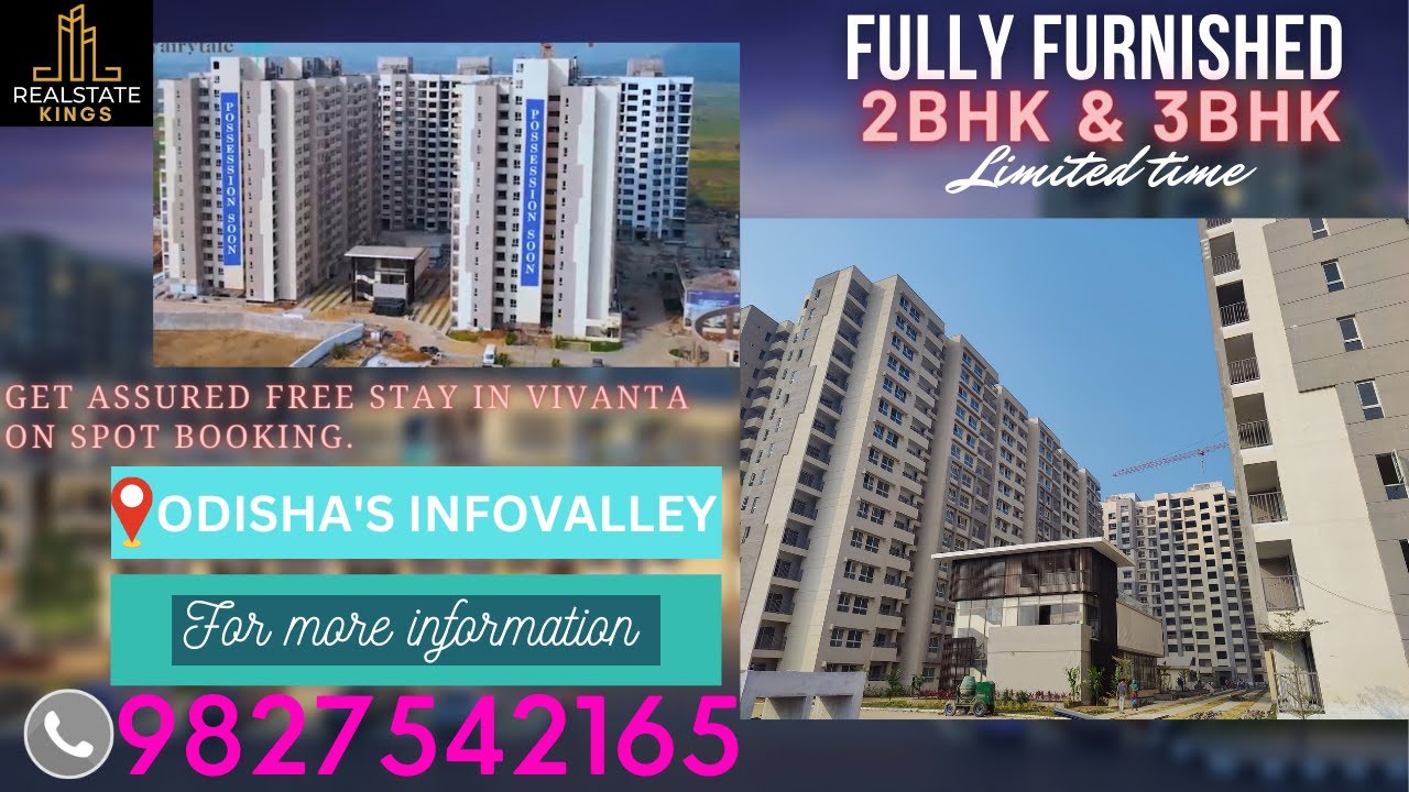 Luxury 2 & 3 BHK Apartments in Bhubaneswar , Infovalley(future it hub